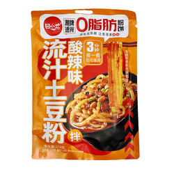 田小花 0脂肪肥汁土豆粉 酸辣味 274g