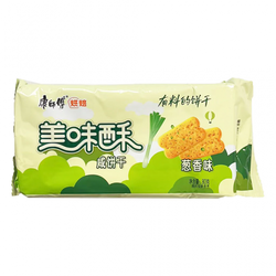 康师傅 美味酥咸饼干葱香味 80g