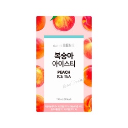 Caffe Bene Ade Peach Iced Tea 190ml