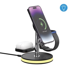 Puchika 无线充电器4合1 黑色