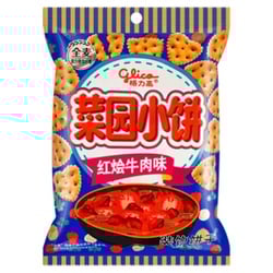 格力高 菜园小饼 红烩牛肉味 80g