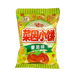 格力高 菜园小饼 番茄味 80g