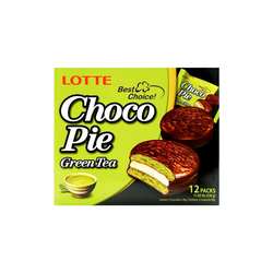 LOTTE Chocolate Pie Green Tea Flavor 28g*12