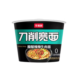 今麦郎 刀削宽面酸酸辣辣牛肉桶面 132g