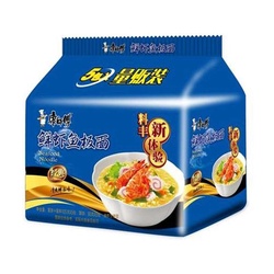 康师傅 鲜虾鱼板面五连袋 98g*5