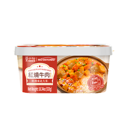 莫小仙 红烧素牛肉微波米饭 520g