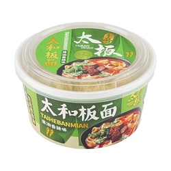 Taihe Noodle Bowl Extra Wide Noodles Chili Oil...