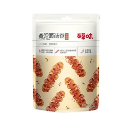 百草味 香弹面筋卷 烧烤味袋装 135g