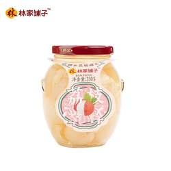 林家铺子 糖水荔枝罐头 350g