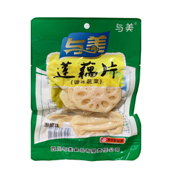 与美 莲藕片 泡椒味 80g