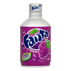 CocaCola FANTA Grape Metal Bottle 300ml