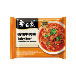 Baixiang Classic spicy beef flavour noodles 102g