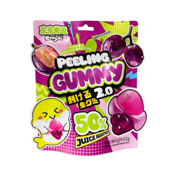 Jingjing Le Dao Peeled Gummy 2.0 Grape Flavor 62g