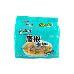 康师傅 方便面 藤椒牛肉味5连包 103g*5