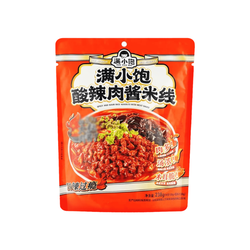 Man Xiao Bao Spicy Sour Meat Sauce Rice Noodles...