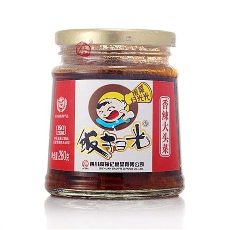 DJY打酱油饭扫光 香辣大头菜 280g