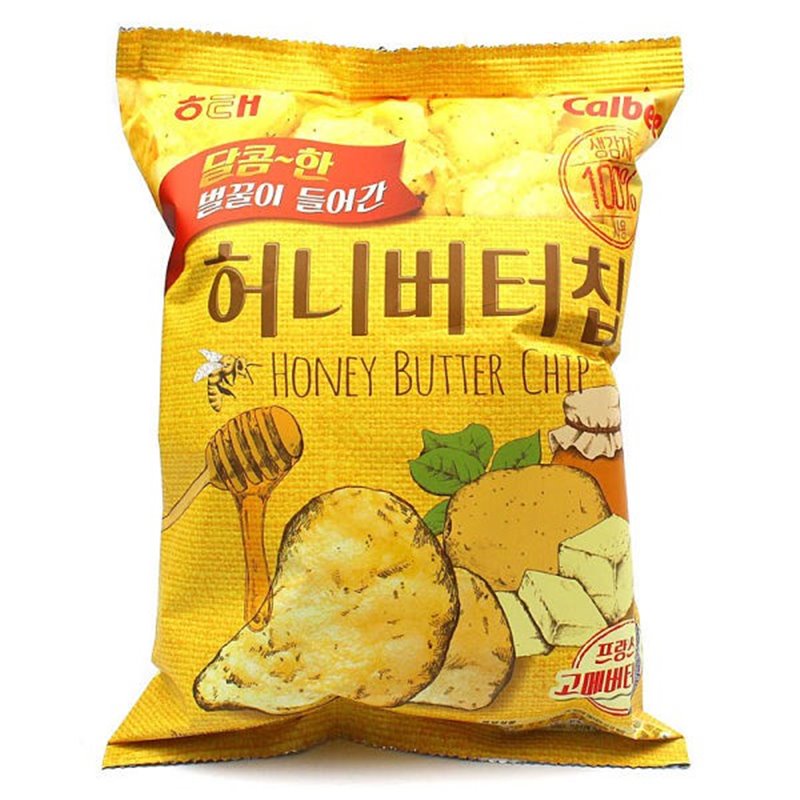 韩国原产热销  HAITAI 蜂蜜黄油薯片 60g