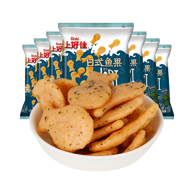 DJY打酱油上好佳 日式鱼果 海苔味 50g