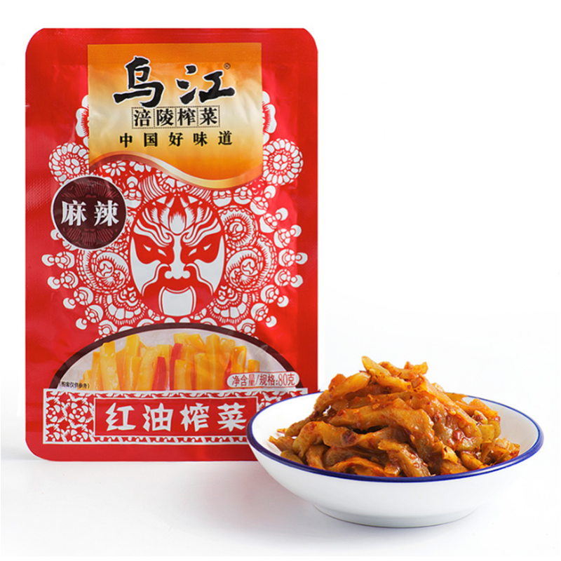 DJY打酱油乌江 麻辣红油榨菜 80g