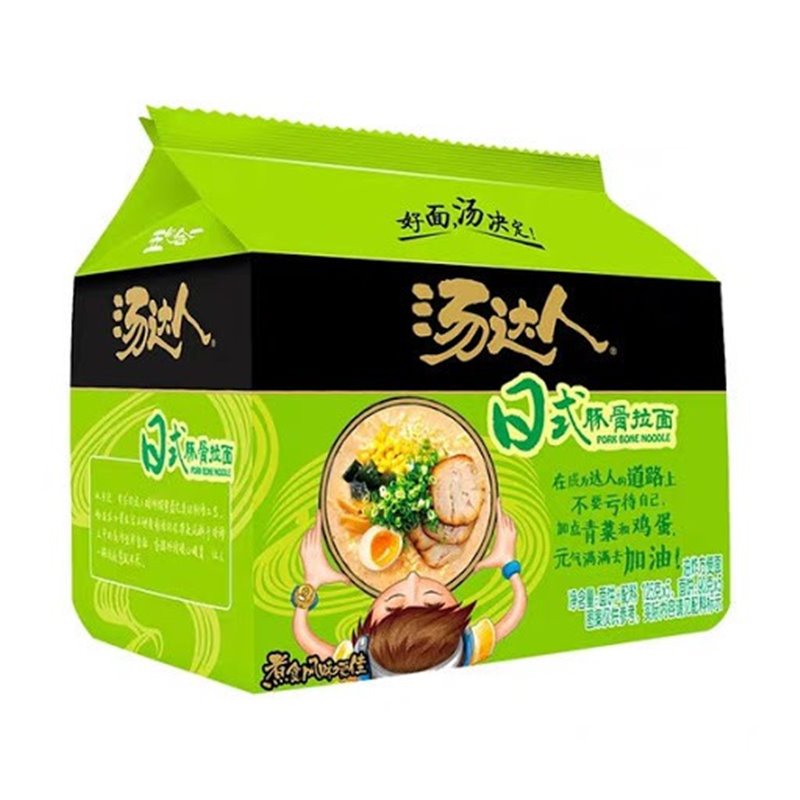 DJY打酱油统一 汤达人 日式豚骨拉面 5连包 125g*5