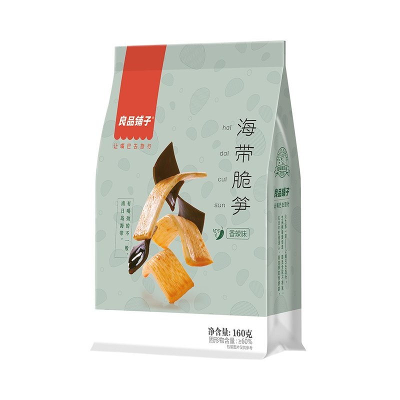 DJY打酱油良品铺子 海带脆笋 香辣味 160g