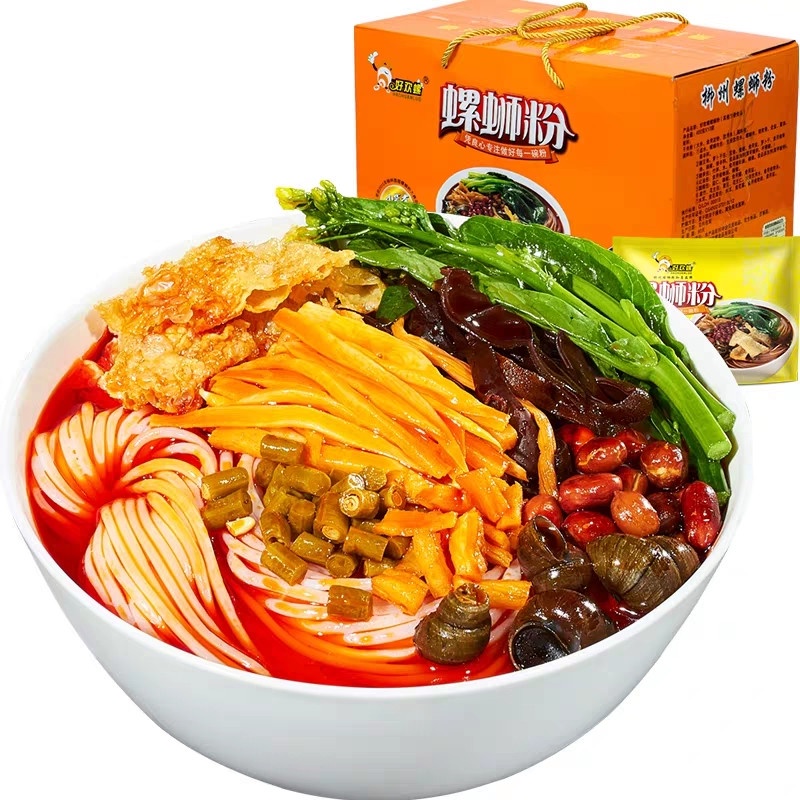 DJY打酱油礼盒装 好欢螺 黄袋螺蛳粉 400g*10