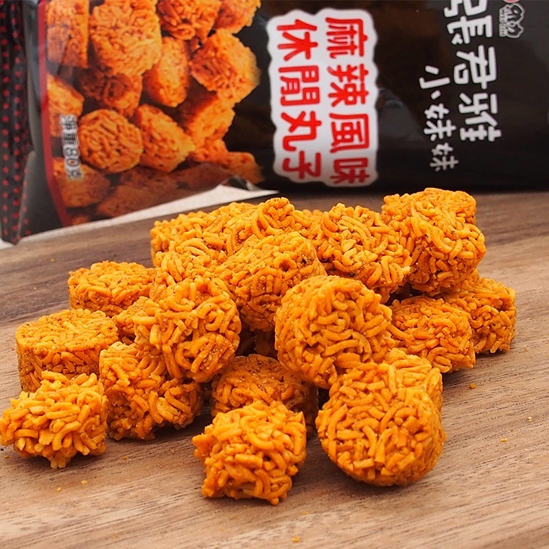 DJY打酱油台湾原产 张君雅小妹妹 麻辣味 休闲丸子 80g