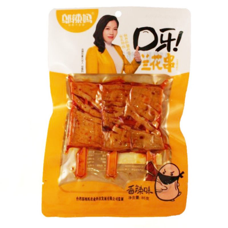 DJY打酱油邬辣妈 呀兰花串 香辣味 85g