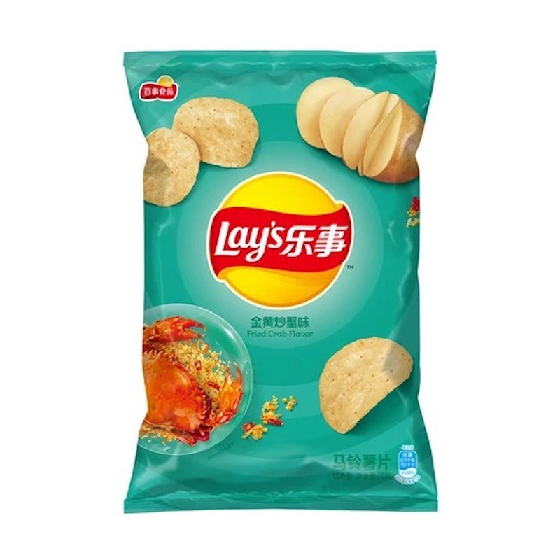 DJY打酱油乐事 炒蟹味薯片 70g