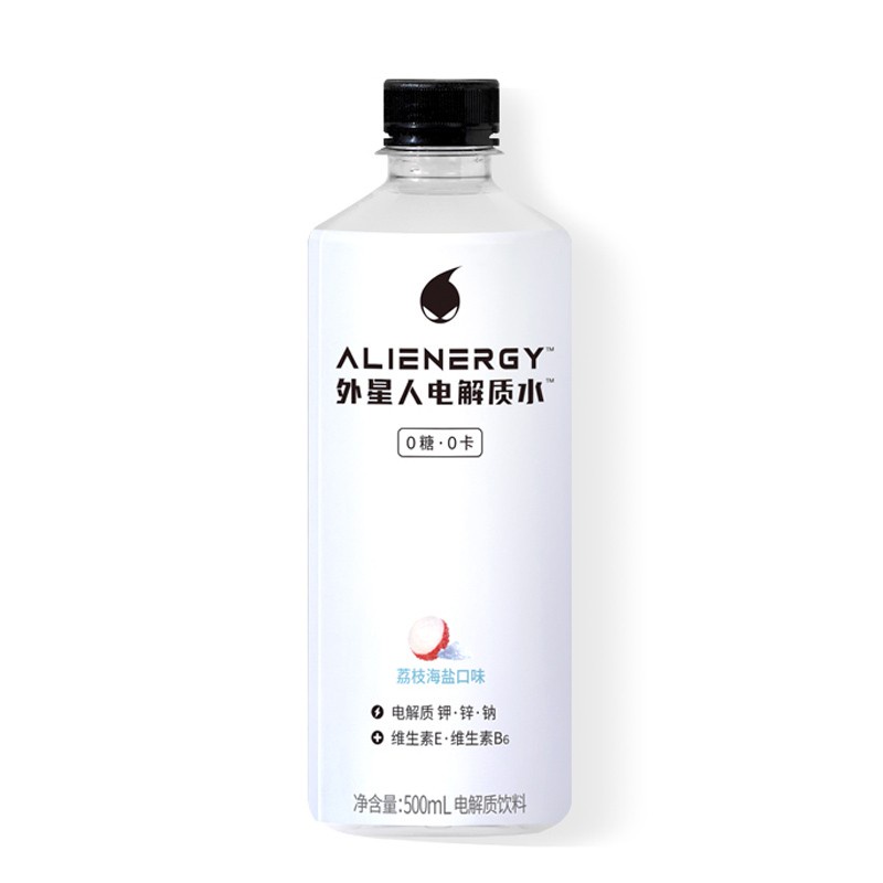 DJY打酱油元气森林 外星人电解质水电解质饮料 荔枝海盐口味 500ml