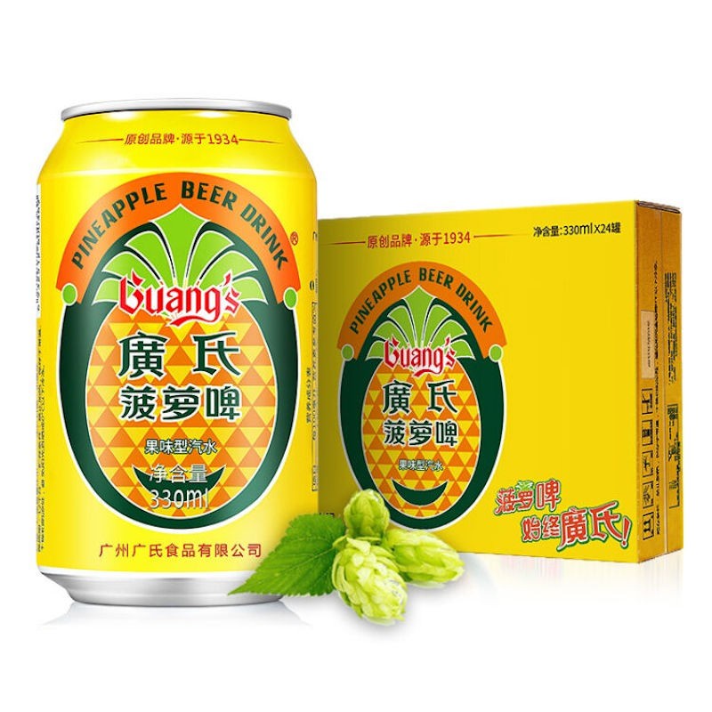 DJY打酱油广氏 菠萝啤 330ml