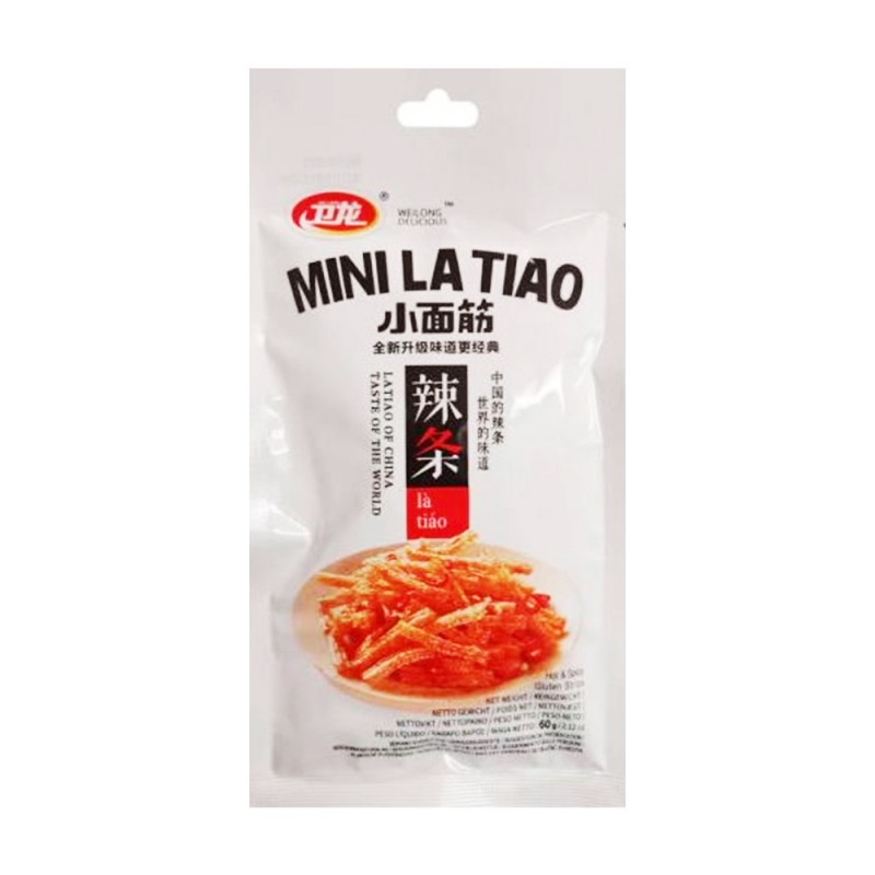 DJY打酱油卫龙 小面筋 香辣味 60g
