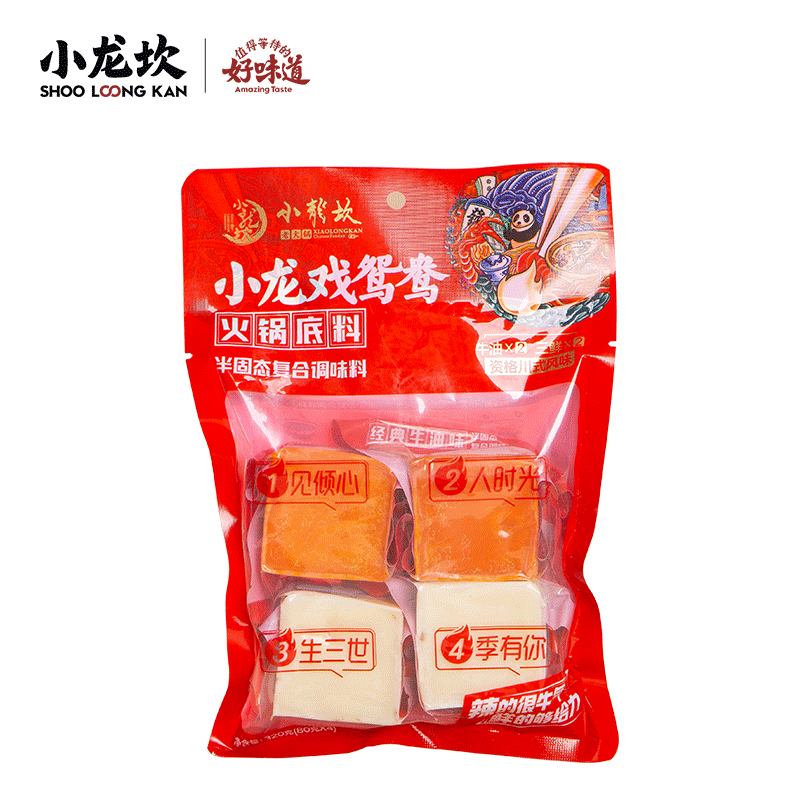DJY打酱油小龙坎 鸳鸯颗粒1*4颗 320g