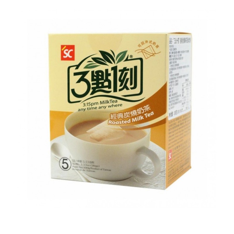 DJY打酱油台湾原产 3点1刻 炭烧奶茶 5包入 20g*5