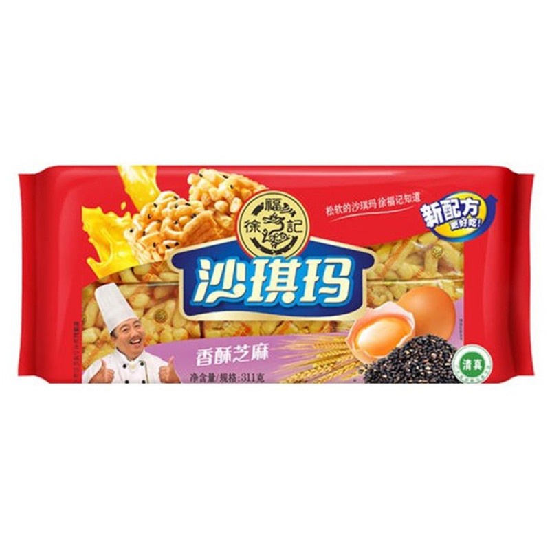 DJY打酱油徐福记 沙琪玛 香酥芝麻味 311g