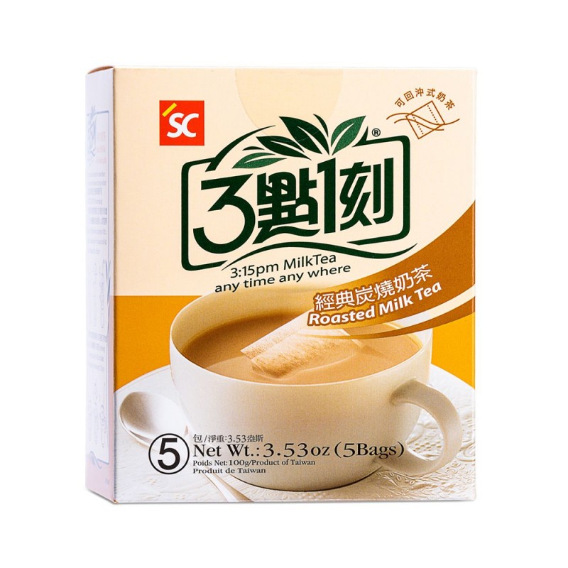 DJY打酱油台湾原产 3点1刻 炭烧奶茶 5包入 20g*5