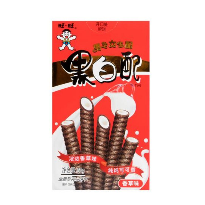 DJY打酱油旺旺 黑白配 香草味 60g
