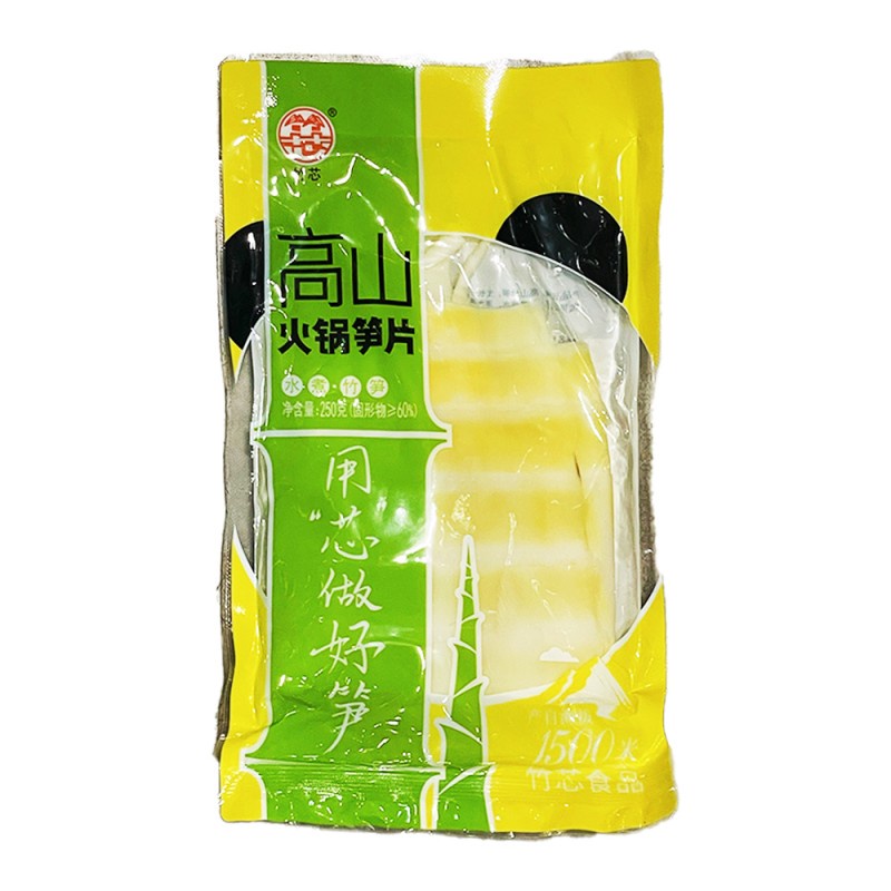 DJY打酱油竹芯 火锅笋片 250g