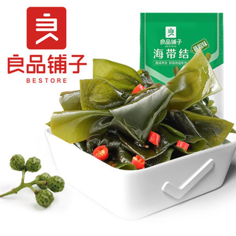 DJY打酱油良品铺子 海带结 辣味 150g