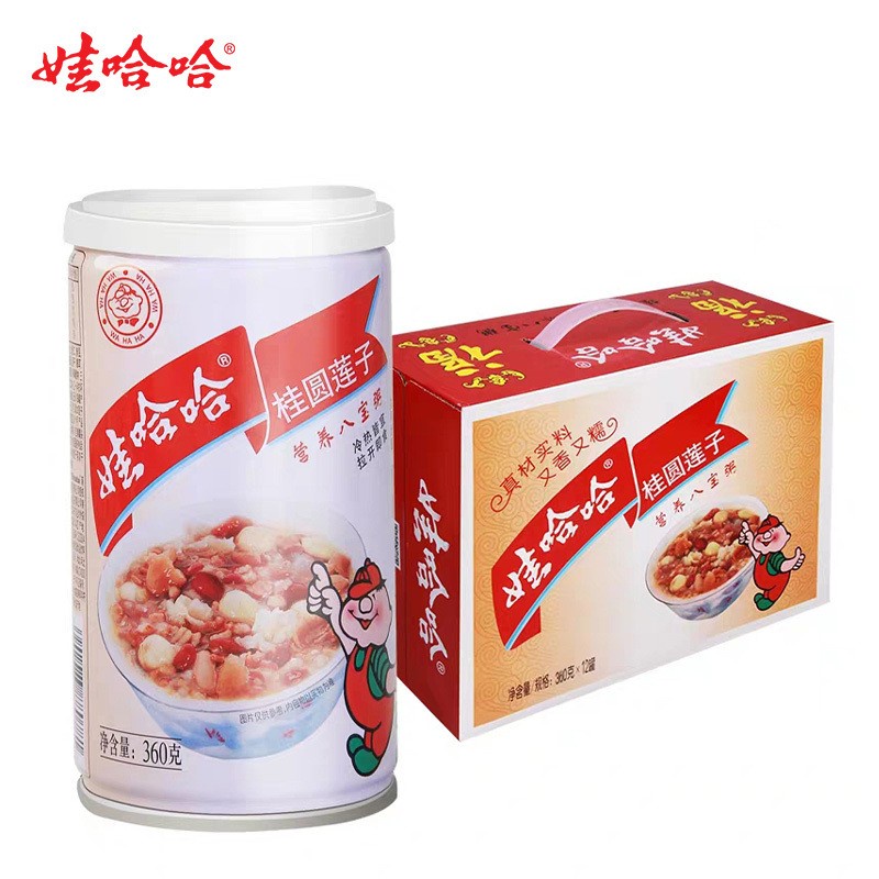 DJY打酱油娃哈哈八宝粥 整箱12罐