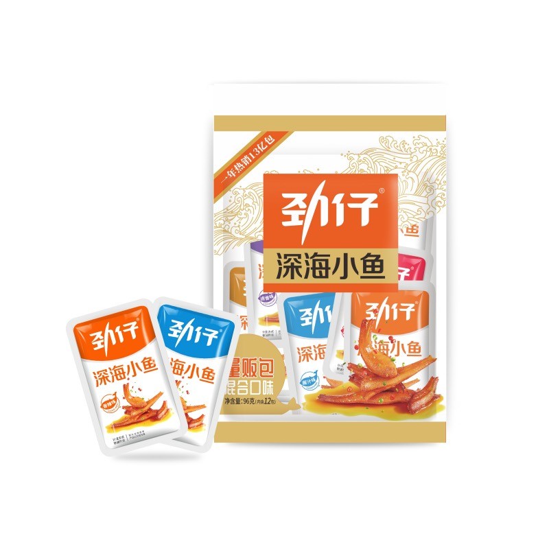DJY打酱油湖南特产 劲仔 深海小鱼 综合口味 96g