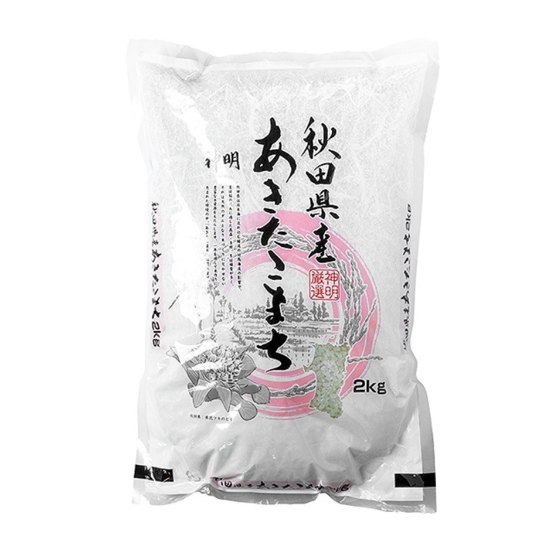 DJY打酱油日本 秋田县产 圆粒寿司米 白色包装 2kg
