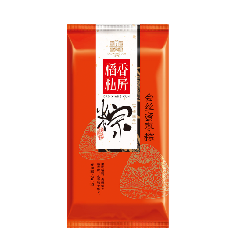 DJY打酱油稻香村 金丝蜜枣粽 240g