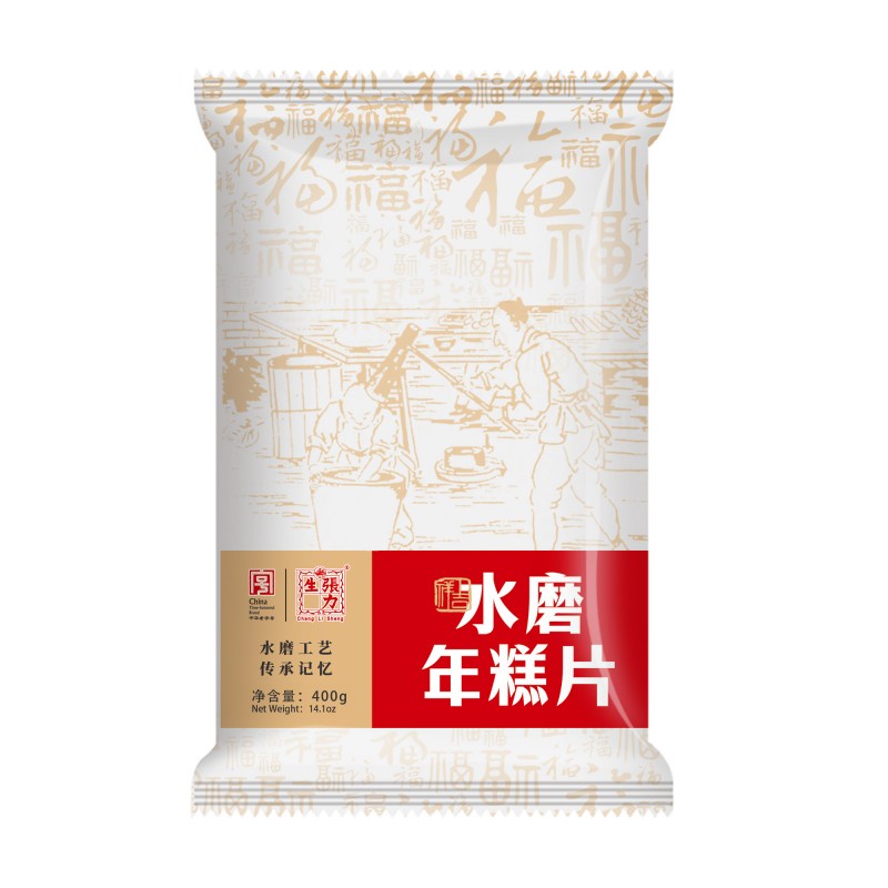 DJY打酱油张力生 传统切片年糕 水磨年糕片 400g
