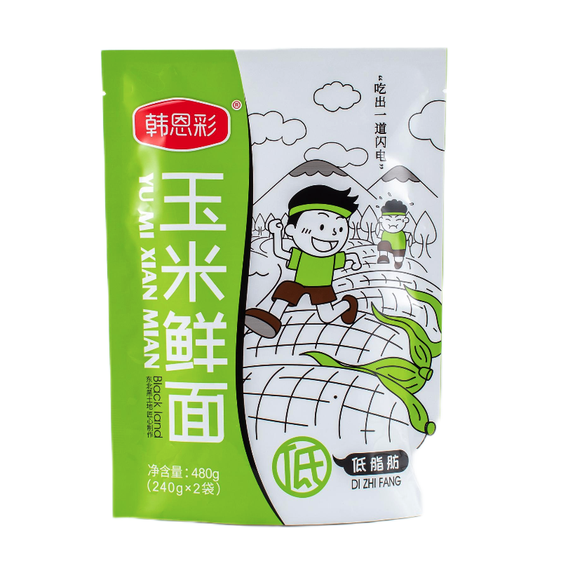 DJY打酱油韩恩彩 玉米鲜面 480g