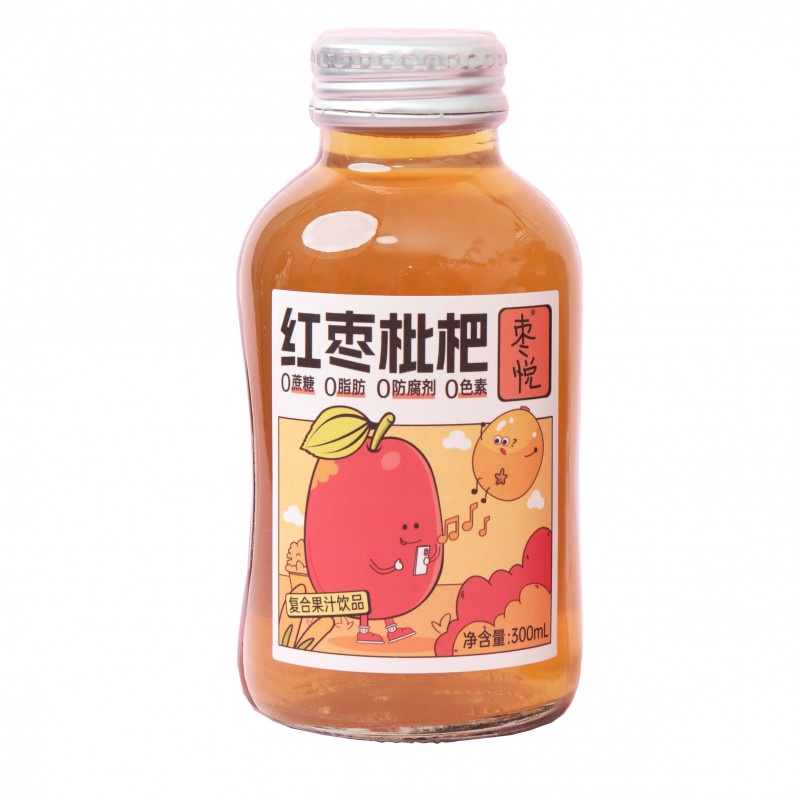 DJY打酱油枣悦 红枣枇杷果汁饮品 300ml