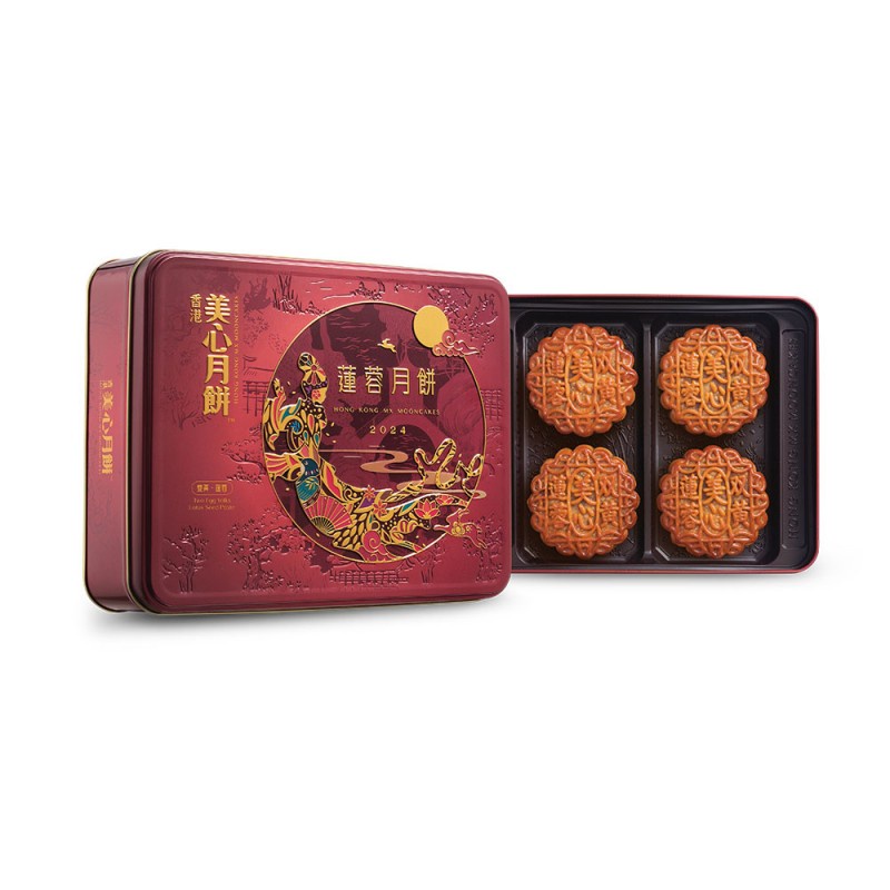 DJY打酱油美心 双黄莲蓉月饼 740g