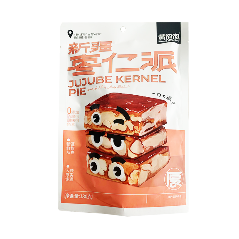 DJY打酱油黄饱饱 枣仁派 180g