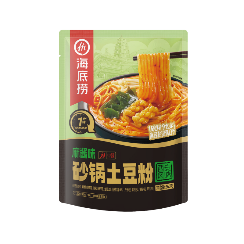 DJY打酱油海底捞 砂锅土豆粉 麻酱味 360g