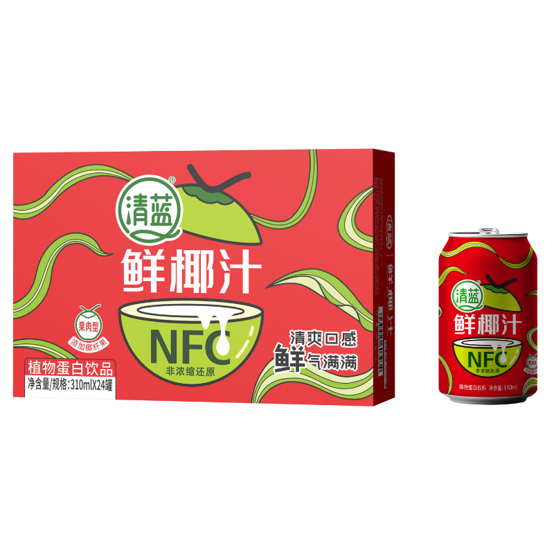 DJY打酱油清蓝 鲜椰汁 310ml